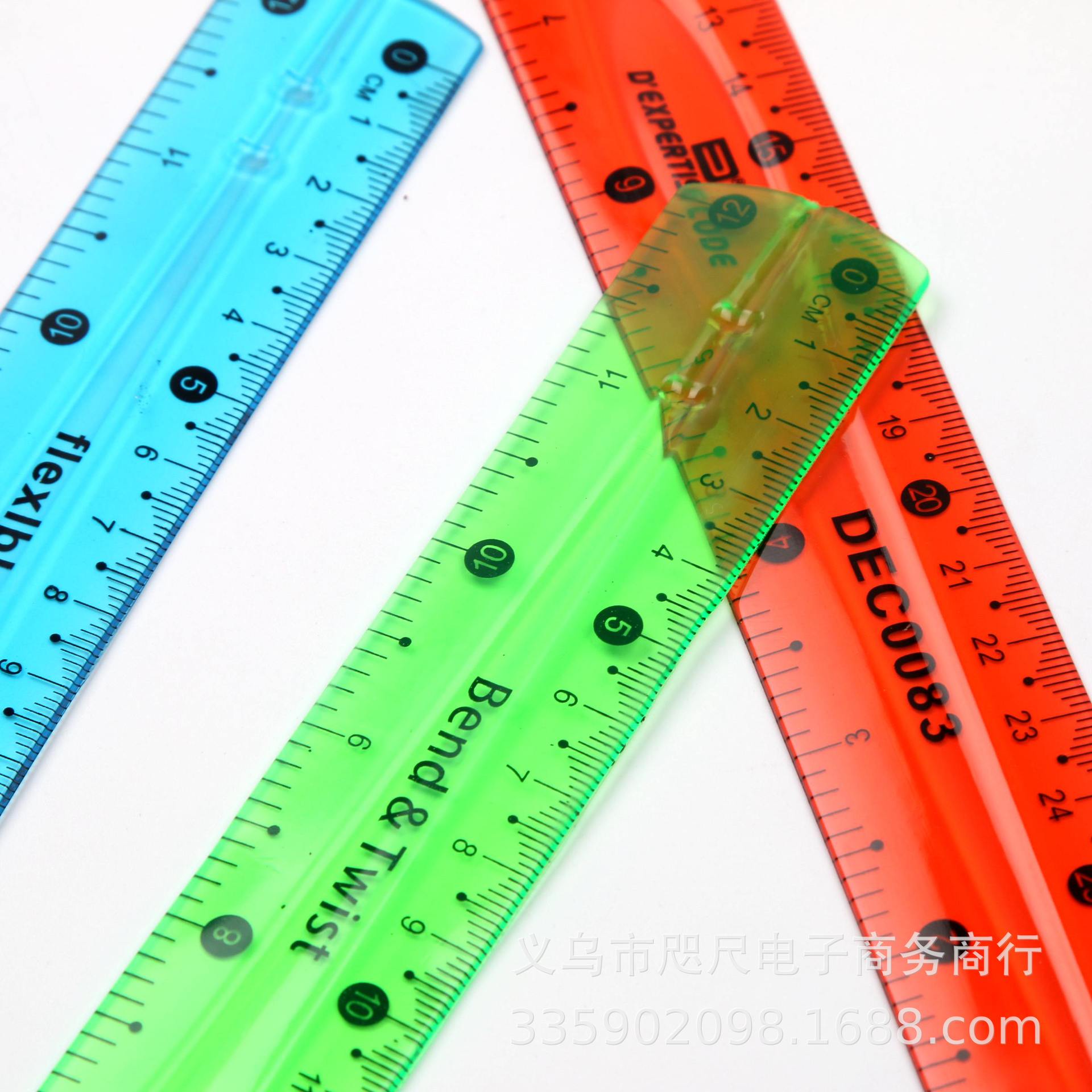 Plastic bin-bin stationery 30cm color tape student stationery manufacturers wholesale direct sale flexible tape Plastic bin-bin stationery 30cm color tape student stationery manufacturers wholesale direct sale flexible tape