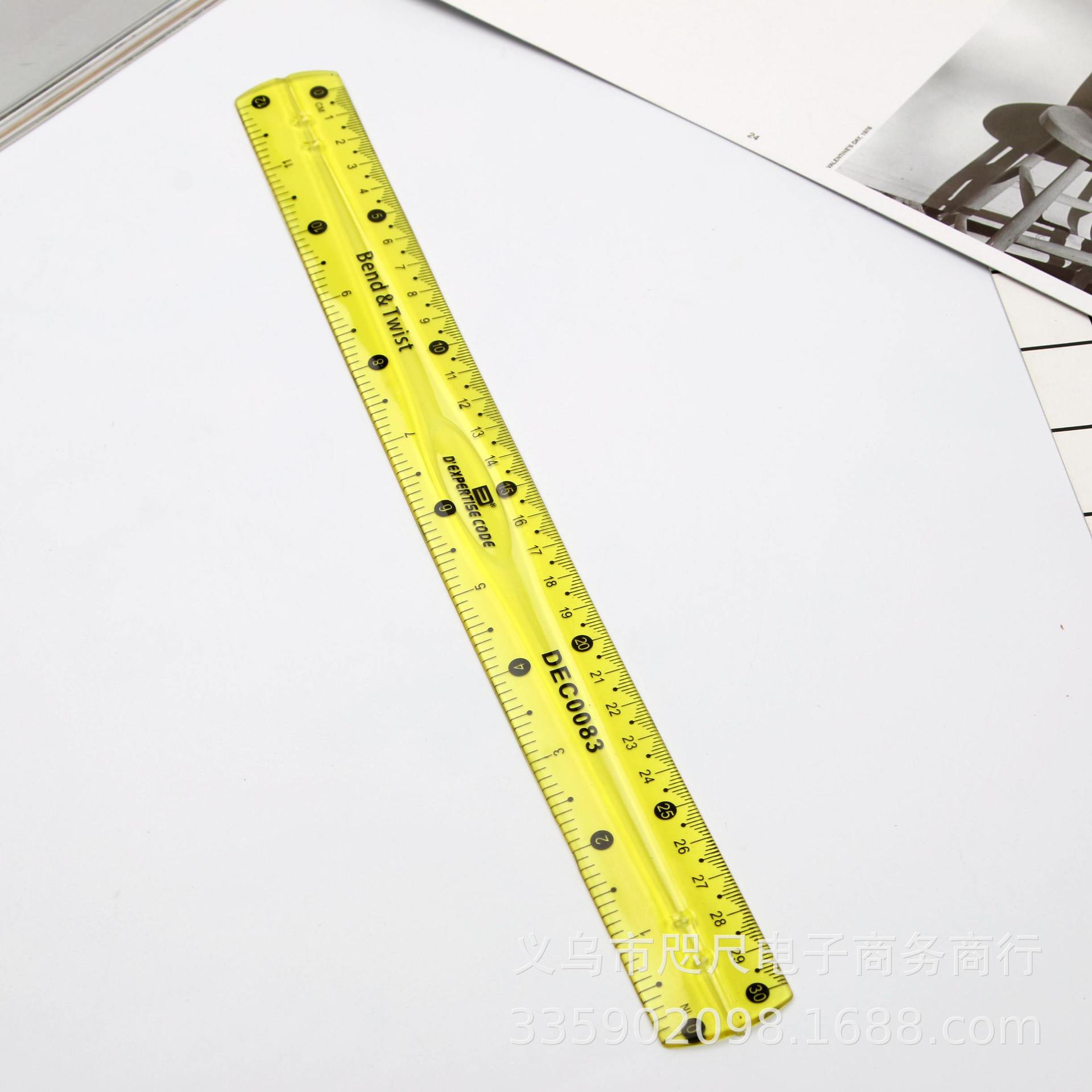 Plastic bin-bin stationery 30cm color tape student stationery manufacturers wholesale direct sale flexible tape Plastic bin-bin stationery 30cm color tape student stationery manufacturers wholesale direct sale flexible tape