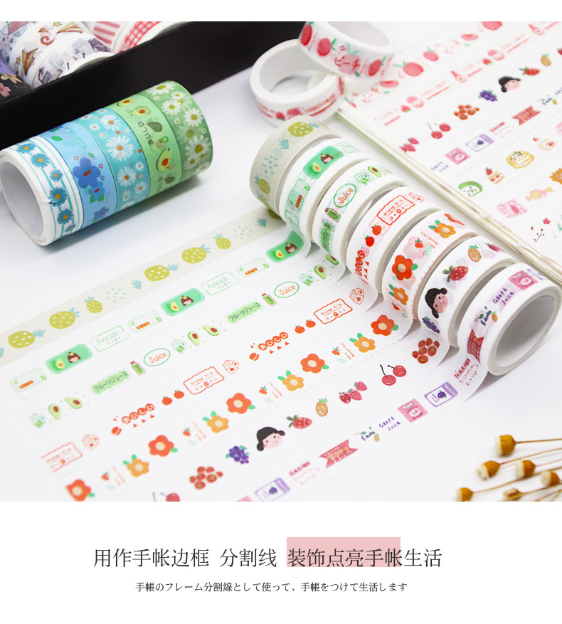 Cartoon and Paper Adhesive Tape 60 Rolls DIY Decorative Tapes Sticker Painting Material Cute Children Stationery Journal Gift Box Cartoon and Paper Adhesive Tape 60 Rolls DIY Decorative Tapes Sticker Painting Material Cute Children Stationery Journal Gift Box