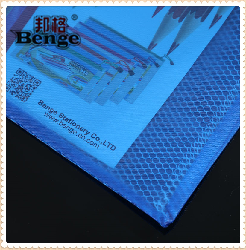 Bunger stationery student hand bag double zipper subject bag subject bag insert card bag information Bunger stationery student hand bag double zipper subject bag subject bag insert card bag information