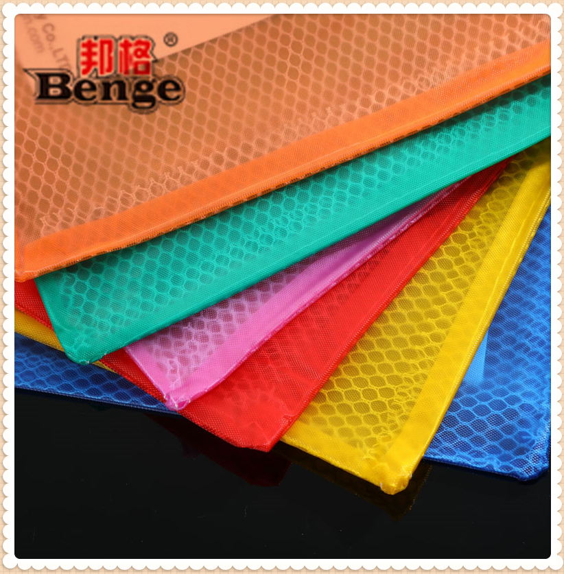 Bunger stationery student hand bag double zipper subject bag subject bag insert card bag information Bunger stationery student hand bag double zipper subject bag subject bag insert card bag information