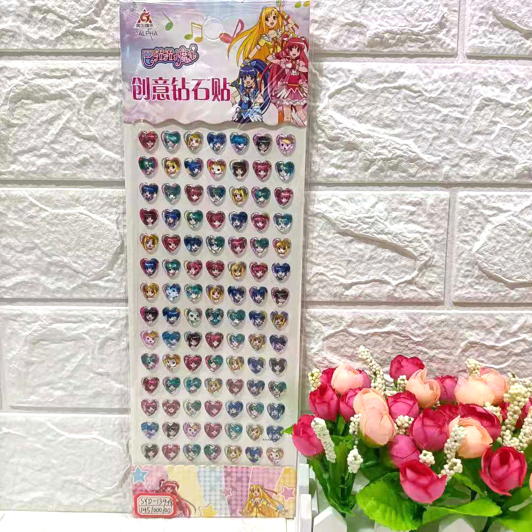 99 Acrylic Creative Diamond Sticker Cartoon Heart-Shaped Mobile Phone Gift Box Stickers Children DIY Creative Stickers 99 Acrylic Creative Diamond Sticker Cartoon Heart-Shaped Mobile Phone Gift Box Stickers Children DIY Creative Stickers