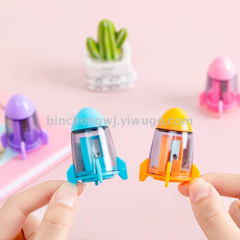 Aircraft pencil sharpener single-hole pencil sharpener student pencil sharpener learning stationery wholesale