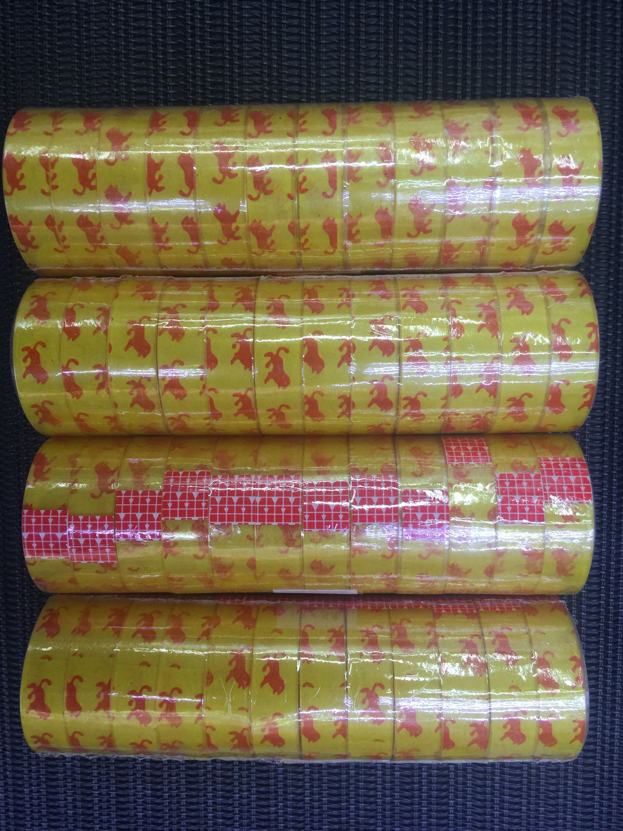 Golden Yellow Stationery Adhesive Tape