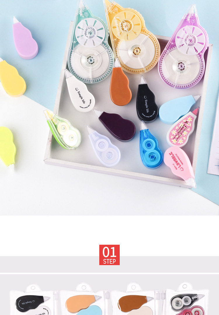 Student Mini Correction Tape Creative Cartoon Correction Tape 6 Pack Office Stationery School Supplies Correction Tape Wholesale Student Mini Correction Tape Creative Cartoon Correction Tape 6 Pack Office Stationery School Supplies Correction Tape Wholesale