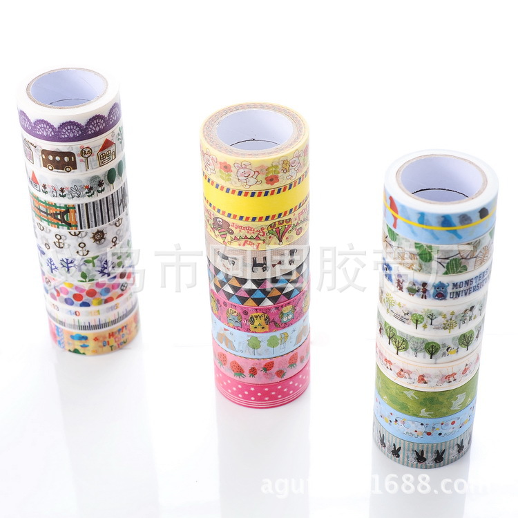 Factory wholesale Japan cartoon and shredded paper tape and paper tape DIY stationery tape Factory wholesale Japan cartoon and shredded paper tape and paper tape DIY stationery tape