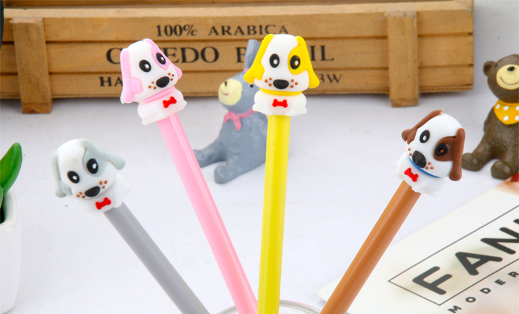 Pug Silicone End Gel Pen Dog Sticky Wangwang Student Signature Pen Creative Cartoon Gel Ink Pen Writing Office Signature Pug Silicone End Gel Pen Dog Sticky Wangwang Student Signature Pen Creative Cartoon Gel Ink Pen Writing Office Signature
