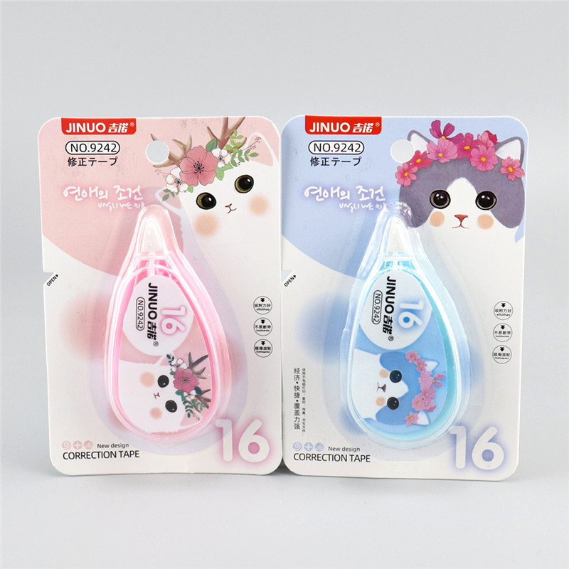 In Stock Wholesale Cat Correction Tape Cartoon Correction Tape Mini Correction Sticker Correction Tape Students' Office Stationery Gift