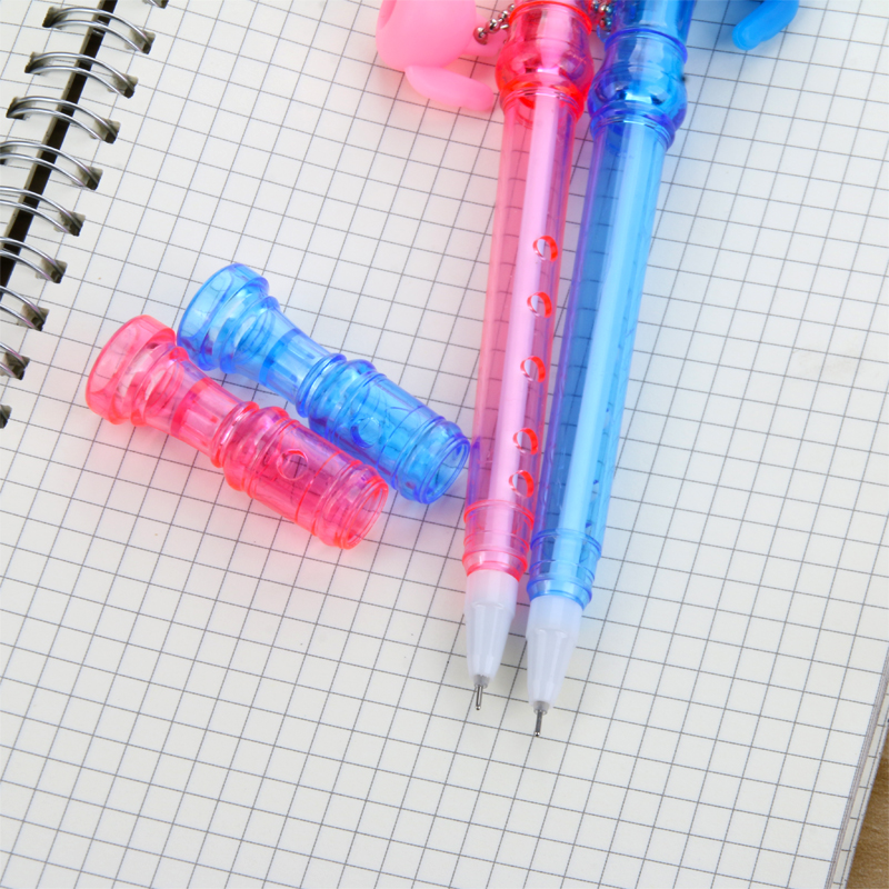 Simple Color Flute Shape with Pendant Gel Pen Student Stationery Can Be Blown Ball Pen Personality Stationery Black Core Simple Color Flute Shape with Pendant Gel Pen Student Stationery Can Be Blown Ball Pen Personality Stationery Black Core