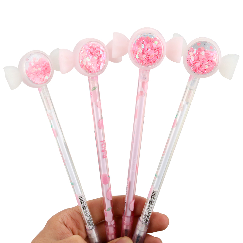 Pink Girl Heart Cute Creative Little Fairy Signature Pen Exam Ball Pen Sequins Candy Gel Pen Pink Girl Heart Cute Creative Little Fairy Signature Pen Exam Ball Pen Sequins Candy Gel Pen