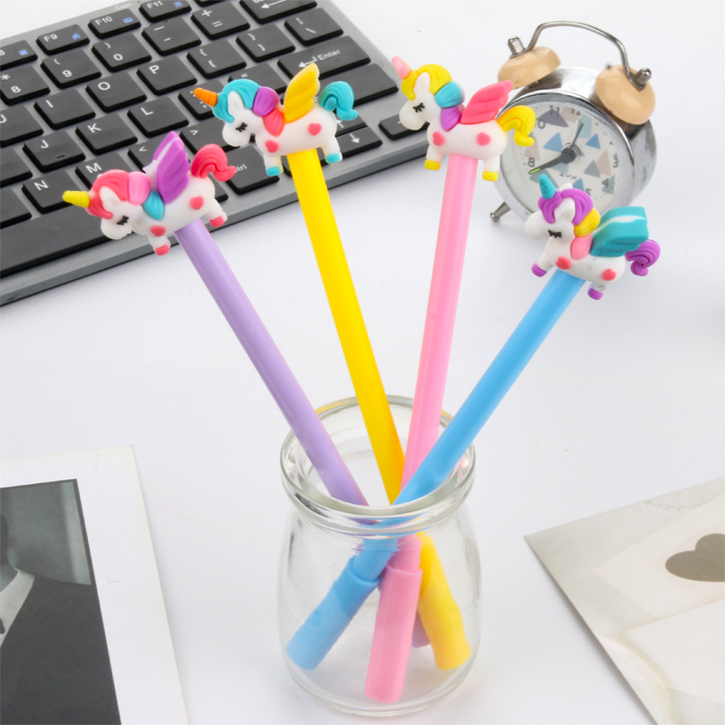 Cute Stationery Cartoon Unicorn Gel Pen Creative Student Fresh Water-Based Paint Pen Office Supplies Signature Pen Cute Stationery Cartoon Unicorn Gel Pen Creative Student Fresh Water-Based Paint Pen Office Supplies Signature Pen
