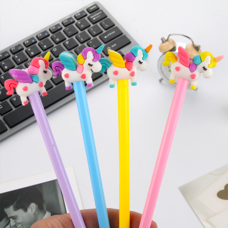 Cute Stationery Cartoon Unicorn Gel Pen Creative Student Fresh Water-Based Paint Pen Office Supplies Signature Pen Cute Stationery Cartoon Unicorn Gel Pen Creative Student Fresh Water-Based Paint Pen Office Supplies Signature Pen