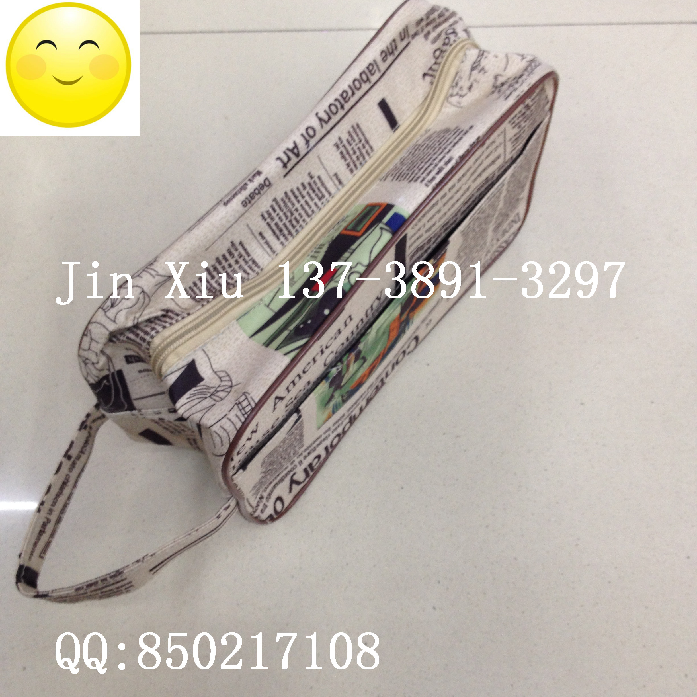 Casual bag fabric bag cosmetic bag information bag fabric bag canvas print bag handbag