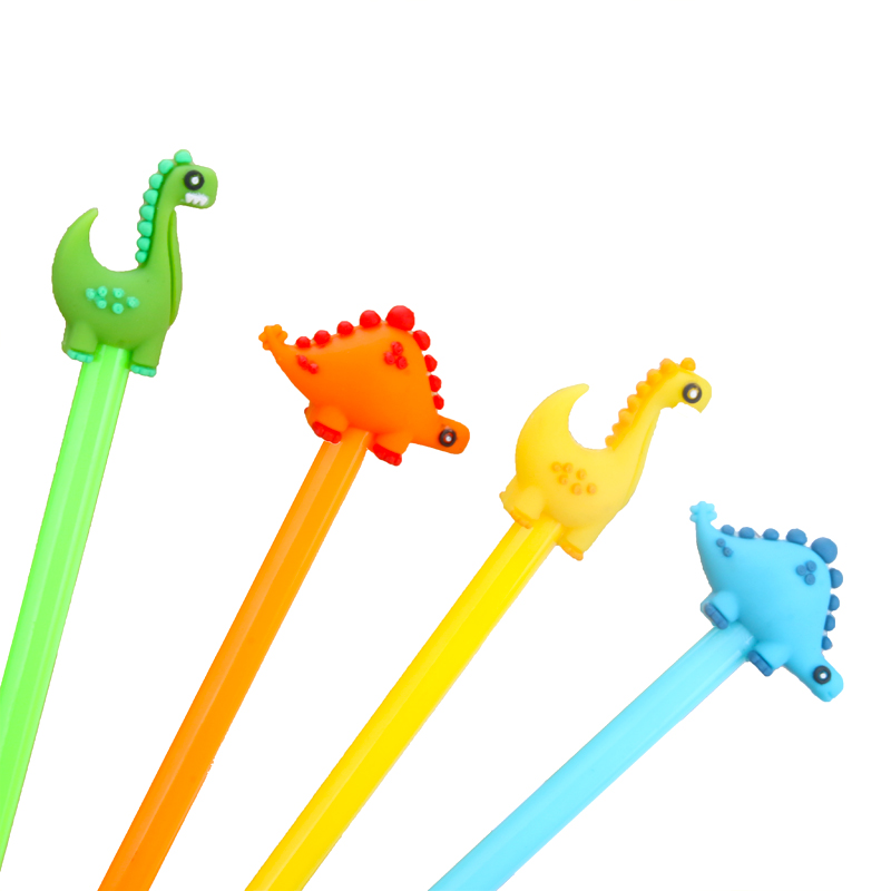 Creative Cartoon Animal Dinosaur Gel Pen Cute Learning Stationery Water-Based Paint Pen Syringe Black Office Signature Pen Creative Cartoon Animal Dinosaur Gel Pen Cute Learning Stationery Water-Based Paint Pen Syringe Black Office Signature Pen