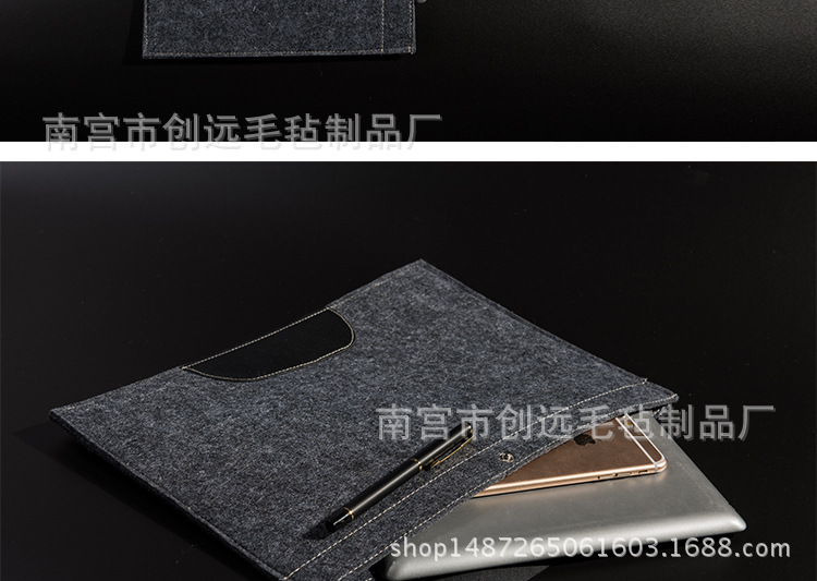 Minimalist A4 Felt Paper Bags Business Document Package Information Bag Document Bag Examination Bag Folder Office Supplies