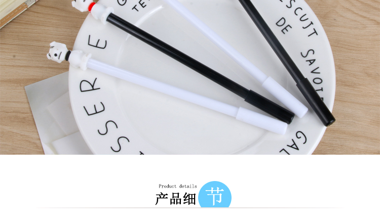 Factory Direct Sales New Cartoon Husky Puppy Gel Pen Student Studying Stationery Wholesale Customizable Logo Factory Direct Sales New Cartoon Husky Puppy Gel Pen Student Studying Stationery Wholesale Customizable Logo