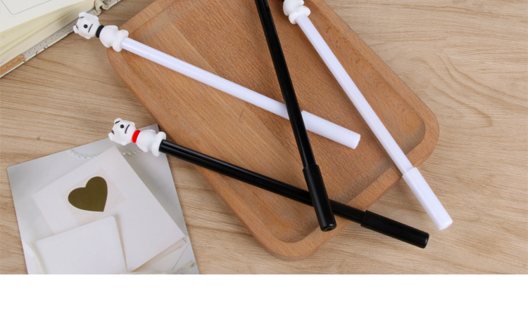 Factory Direct Sales New Cartoon Husky Puppy Gel Pen Student Studying Stationery Wholesale Customizable Logo Factory Direct Sales New Cartoon Husky Puppy Gel Pen Student Studying Stationery Wholesale Customizable Logo