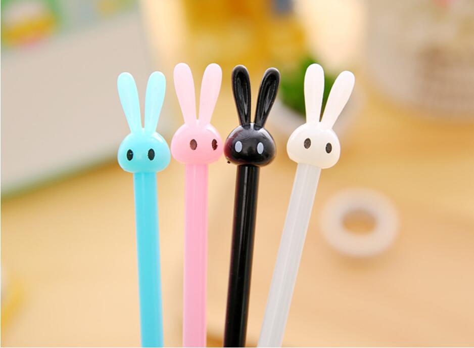 Candy Long-Ear Rabbit Cartoon Creative Gel Pen Ball Pen Signature Pen Black Pen Student Stationery Wholesale Candy Long-Ear Rabbit Cartoon Creative Gel Pen Ball Pen Signature Pen Black Pen Student Stationery Wholesale