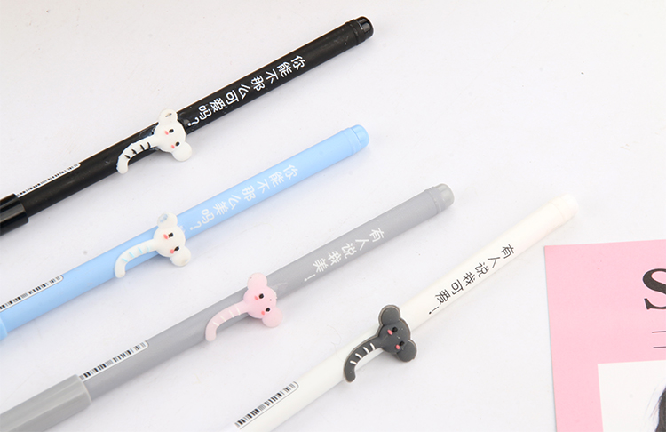 P-0680 Cartoon Creative Little Elephant Penholder Gel Pen Animal Black Gel Ink Pen Student Stationery P-0680 Cartoon Creative Little Elephant Penholder Gel Pen Animal Black Gel Ink Pen Student Stationery