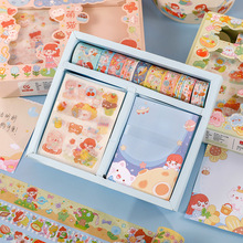 Cartoon Cute Stickers Note Set Student Children DIY Journal Tape Creative Stationery Boutique Small Gift Cartoon Cute Stickers Note Set Student Children DIY Journal Tape Creative Stationery Boutique Small Gift