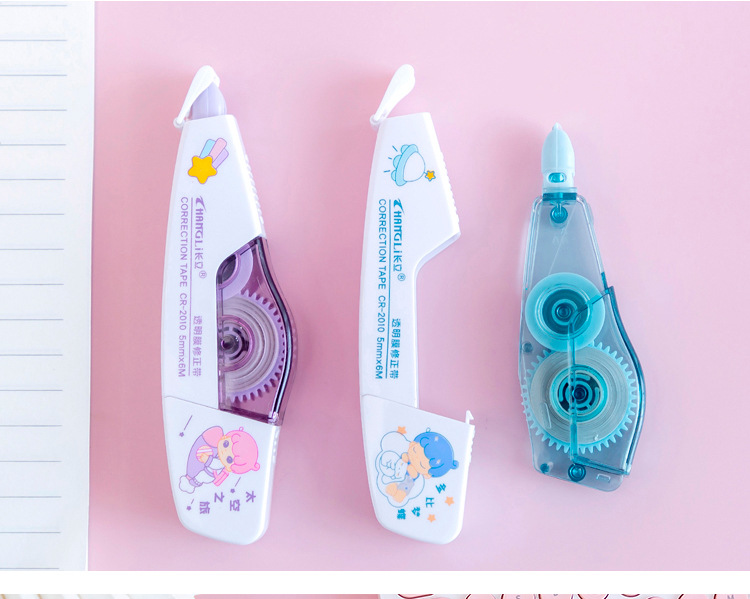 Correction Tape Replaceable Core Smoked Morandi Transparent Correction Tape Student Stationery Portable Push Type Correction Tape Correction Tape Replaceable Core Smoked Morandi Transparent Correction Tape Student Stationery Portable Push Type Correction Tape