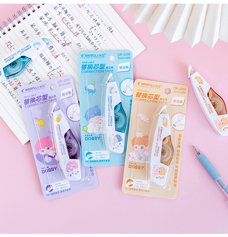 Correction Tape Replaceable Core Smoked Morandi Transparent Correction Tape Student Stationery Portable Push Type Correction Tape Correction Tape Replaceable Core Smoked Morandi Transparent Correction Tape Student Stationery Portable Push Type Correction Tape