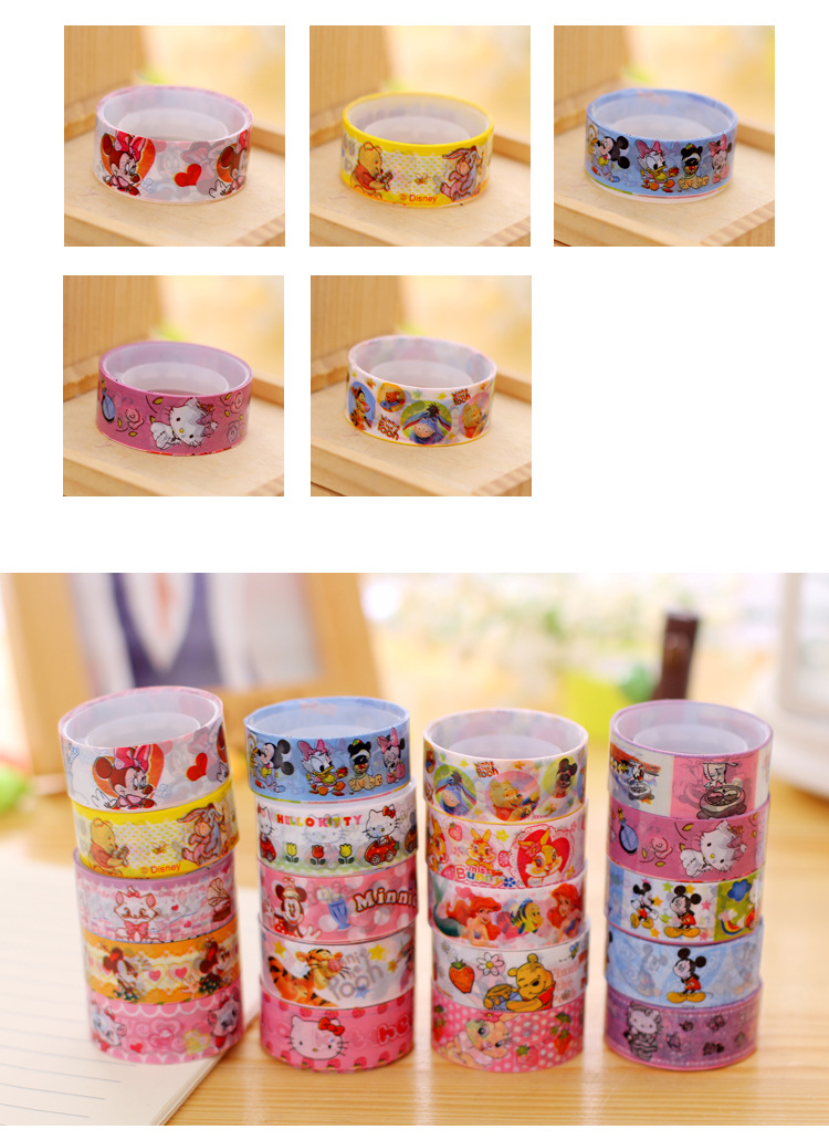 Xufeng AJ-5 Korean Stationery Cartoon Tape Wholesale Children's Tape Color Small Tape Factory Direct Sales T Xufeng AJ-5 Korean Stationery Cartoon Tape Wholesale Children's Tape Color Small Tape Factory Direct Sales T