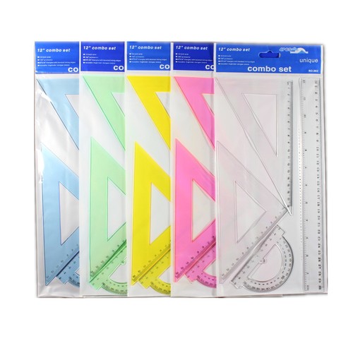 Color hot-foot plastic ruler 30CM ruler is a ruler with high quality and low price