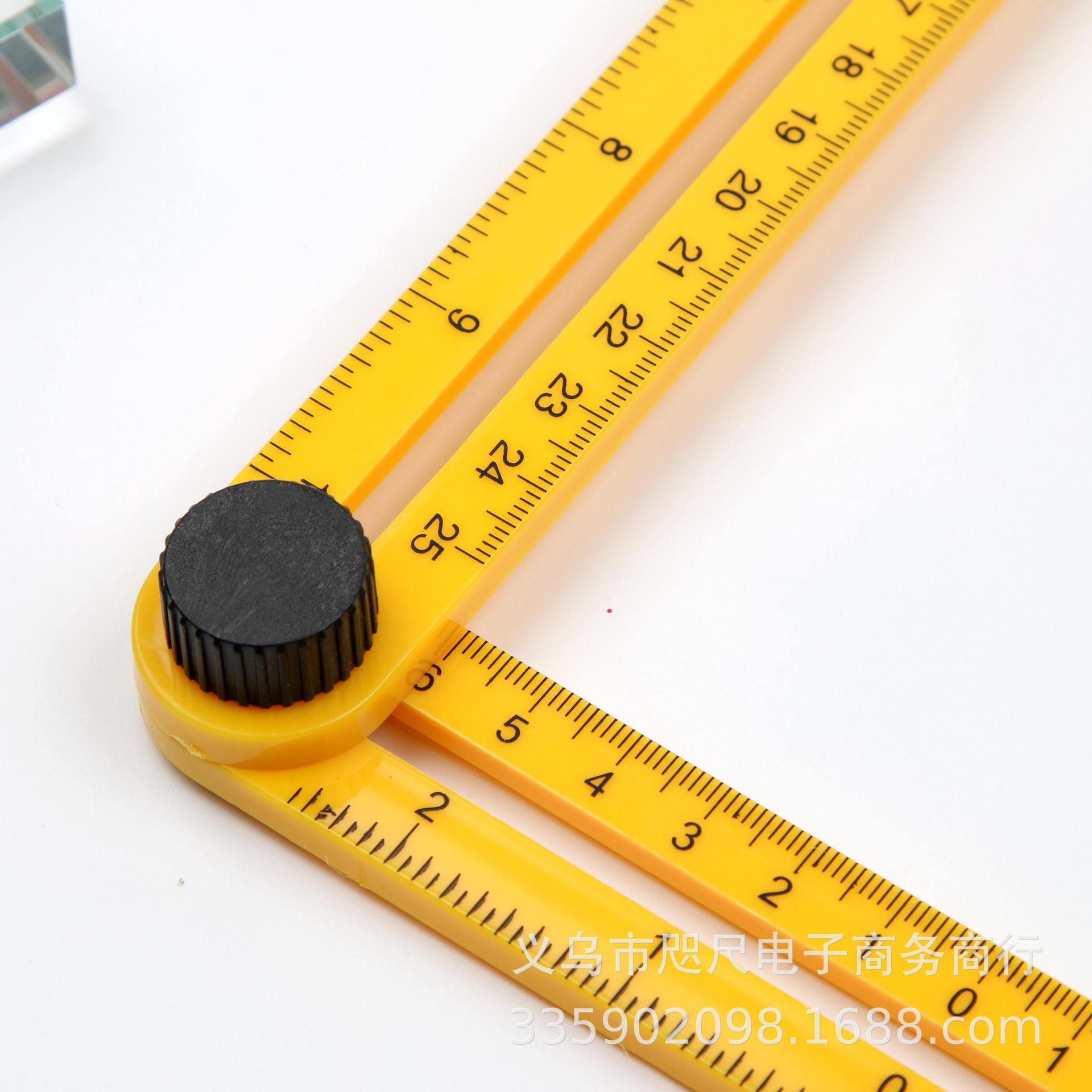 Bin bin-bin multi-functional four-square plastic mobile four-fold measurement of tool folding ruler multi-angle Bin bin-bin multi-functional four-square plastic mobile four-fold measurement of tool folding ruler multi-angle
