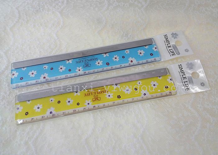 Fresh and floral 8006 stationery ruler Fresh and floral 8006 stationery ruler