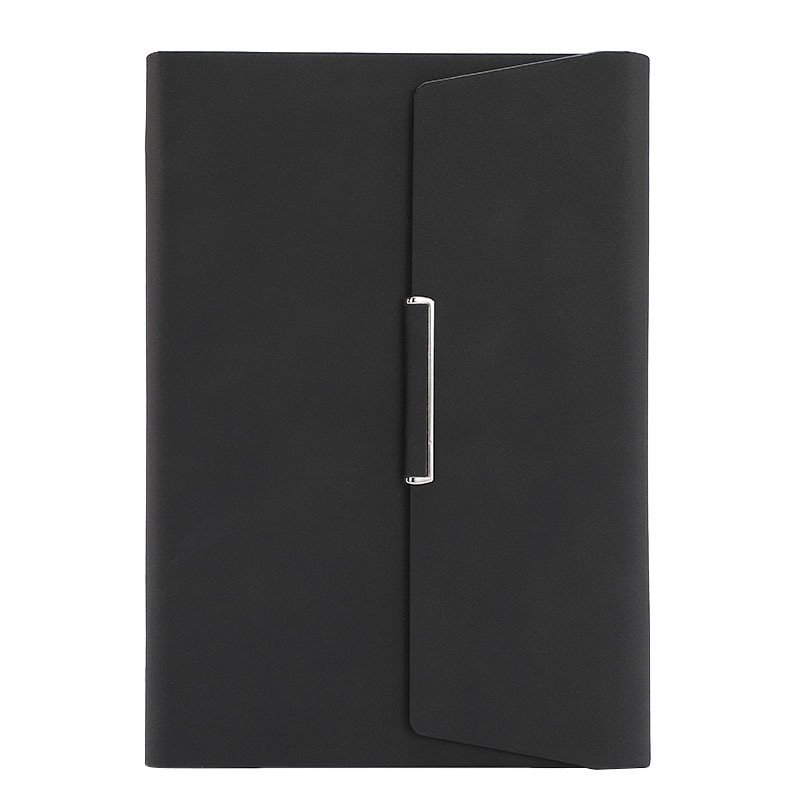 Products in Stock New Leather Surface Notepad A5 Tri-Fold Loose-Leaf Notebook Pack Business Office Diary Customized Logo