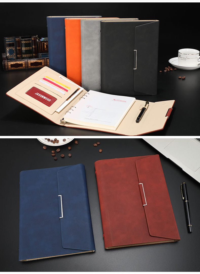 A5 Tri-Fold Loose-Leaf Notebook Gift Set Business Meeting Office Supplies Notepad Journal Book Custom Logo A5 Tri-Fold Loose-Leaf Notebook Gift Set Business Meeting Office Supplies Notepad Journal Book Custom Logo