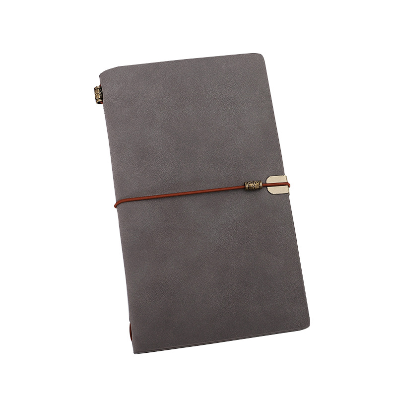 Student Retro Notebook Wholesale Cowhide Rope Diary Yangba Loose-Leaf Journal Book Customizable Logo