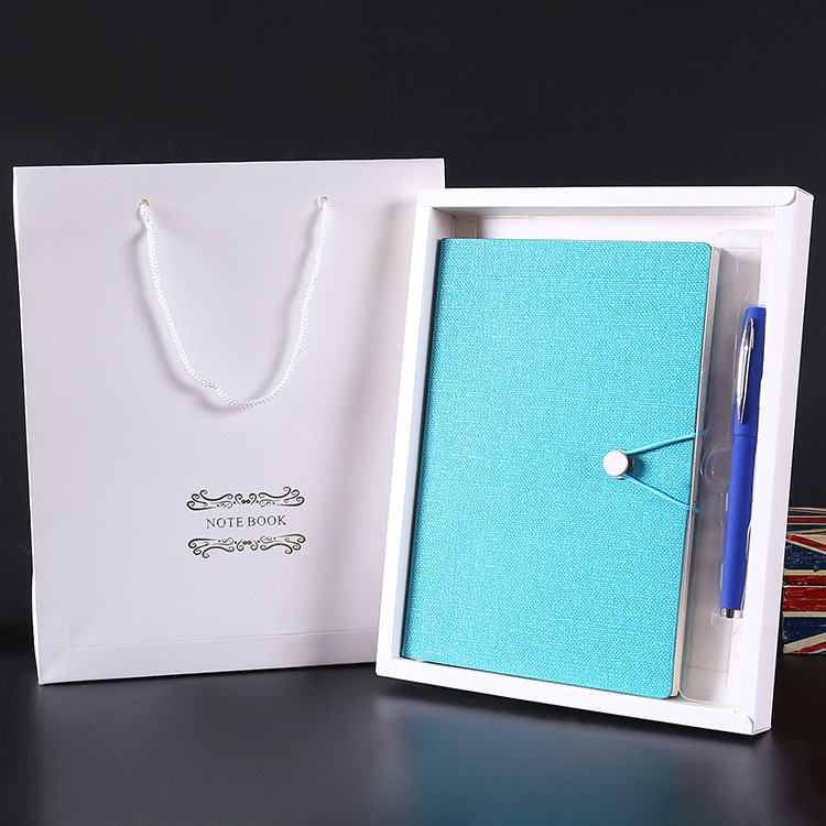 Creative Notepad Gift Set Business Office PU Leather Notebook Fixing Buckle Student Diary Book Creative Notepad Gift Set Business Office PU Leather Notebook Fixing Buckle Student Diary Book