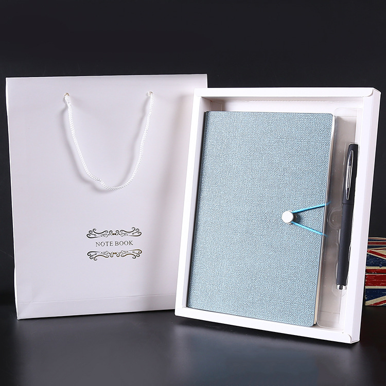Creative Notepad Gift Set Business Office PU Leather Notebook Fixing Buckle Student Diary Book Creative Notepad Gift Set Business Office PU Leather Notebook Fixing Buckle Student Diary Book