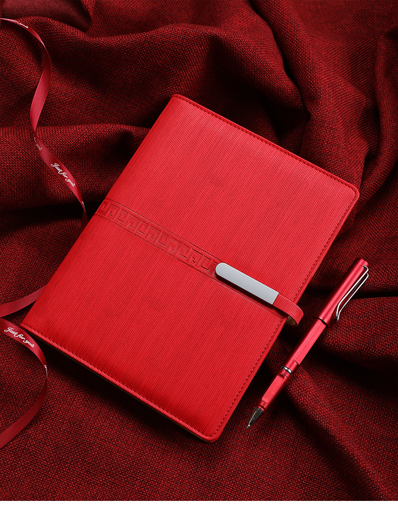 A5 Business Loose-Leaf Notebook Customized Office Gift Stationery Set Meeting Record Notebook Customized Logo A5 Business Loose-Leaf Notebook Customized Office Gift Stationery Set Meeting Record Notebook Customized Logo