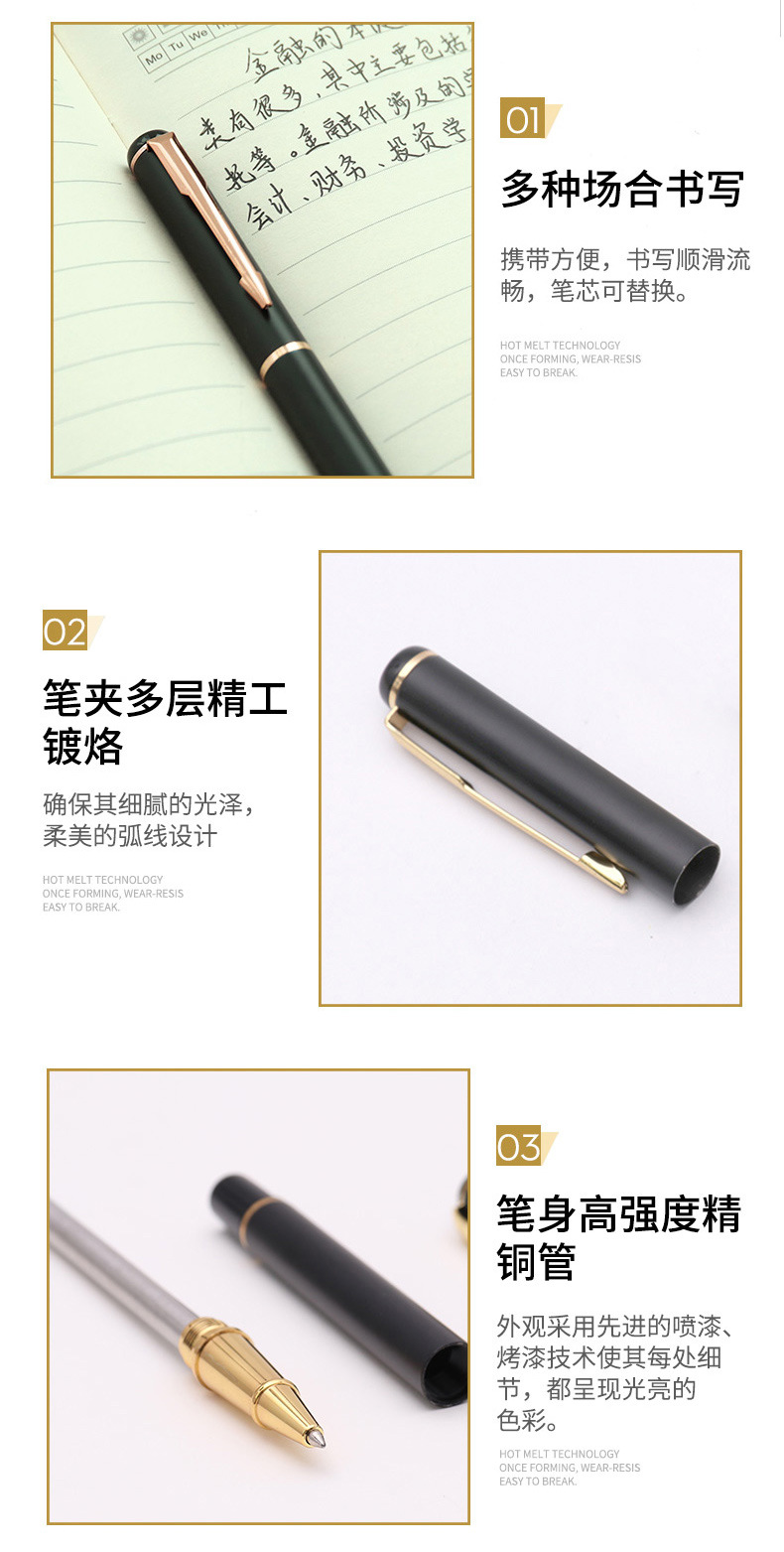 Retro Business Notebook A5 Custom Logo Notepad Set Creative Simple Office Diary Book Journal Notebook