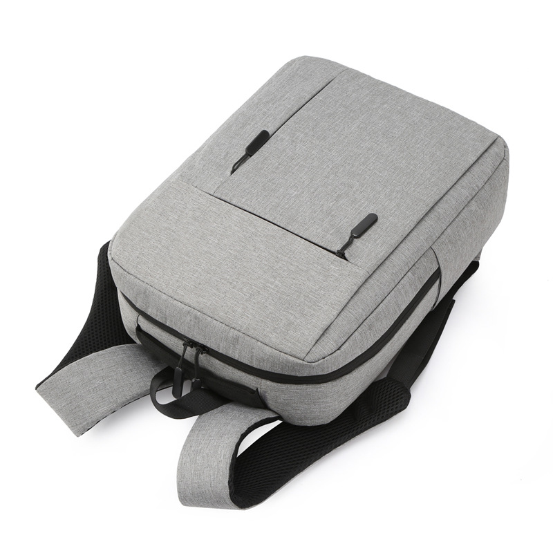 Cross-Border Supply Logo Customizable USB Backpack Casual Business Men&#039;s Bag Notebook Backpack One Piece Dropshipping