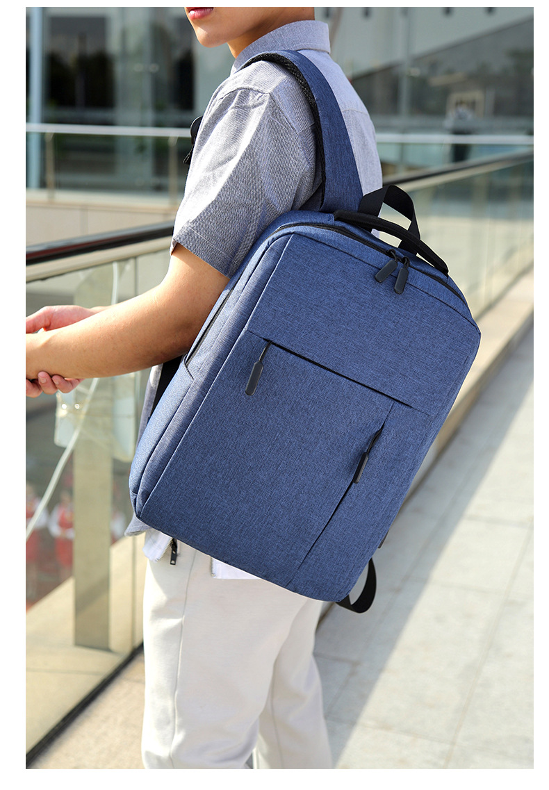 Cross-Border Supply Logo Customizable USB Backpack Casual Business Men's Bag Notebook Backpack One Piece Dropshipping Cross-Border Supply Logo Customizable USB Backpack Casual Business Men's Bag Notebook Backpack One Piece Dropshipping