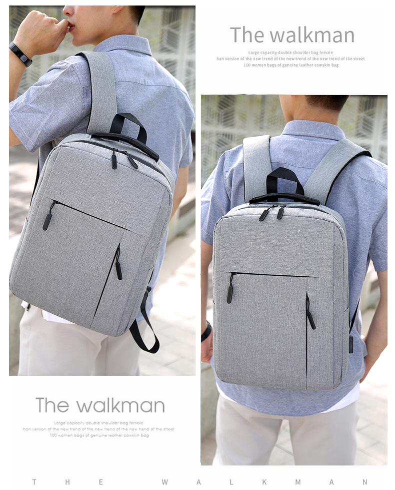 Cross-Border Supply Logo Customizable USB Backpack Casual Business Men's Bag Notebook Backpack One Piece Dropshipping Cross-Border Supply Logo Customizable USB Backpack Casual Business Men's Bag Notebook Backpack One Piece Dropshipping