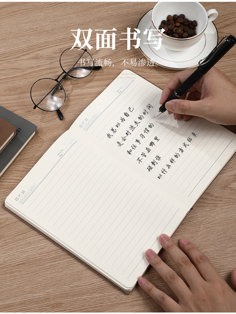 A5 Notebook Student Notes Imitation Leather Soft Copy Diary Book Business Meeting Notebook Set Customized Wholesale A5 Notebook Student Notes Imitation Leather Soft Copy Diary Book Business Meeting Notebook Set Customized Wholesale