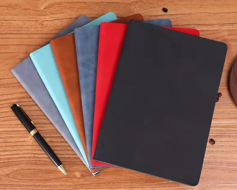 Business Soft Leather Notebook A5 Thick Notebook Office Meeting Notebook Sheepskin Feeling Journal Book Office Supplies Business Soft Leather Notebook A5 Thick Notebook Office Meeting Notebook Sheepskin Feeling Journal Book Office Supplies