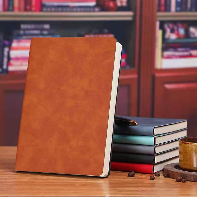 Business Soft Leather Notebook A5 Thick Notebook Office Meeting Notebook Sheepskin Feeling Journal Book Office Supplies Business Soft Leather Notebook A5 Thick Notebook Office Meeting Notebook Sheepskin Feeling Journal Book Office Supplies