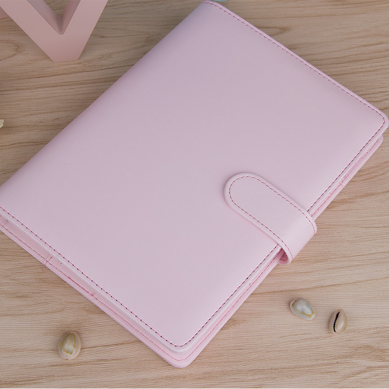 Korean Creative Journal Book Macaron Notepad Loose-Leaf Notebook Journal Book A5a6 Customizable Logo