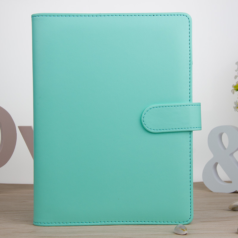 Korean Creative Journal Book Macaron Notepad Loose-Leaf Notebook Journal Book A5a6 Customizable Logo