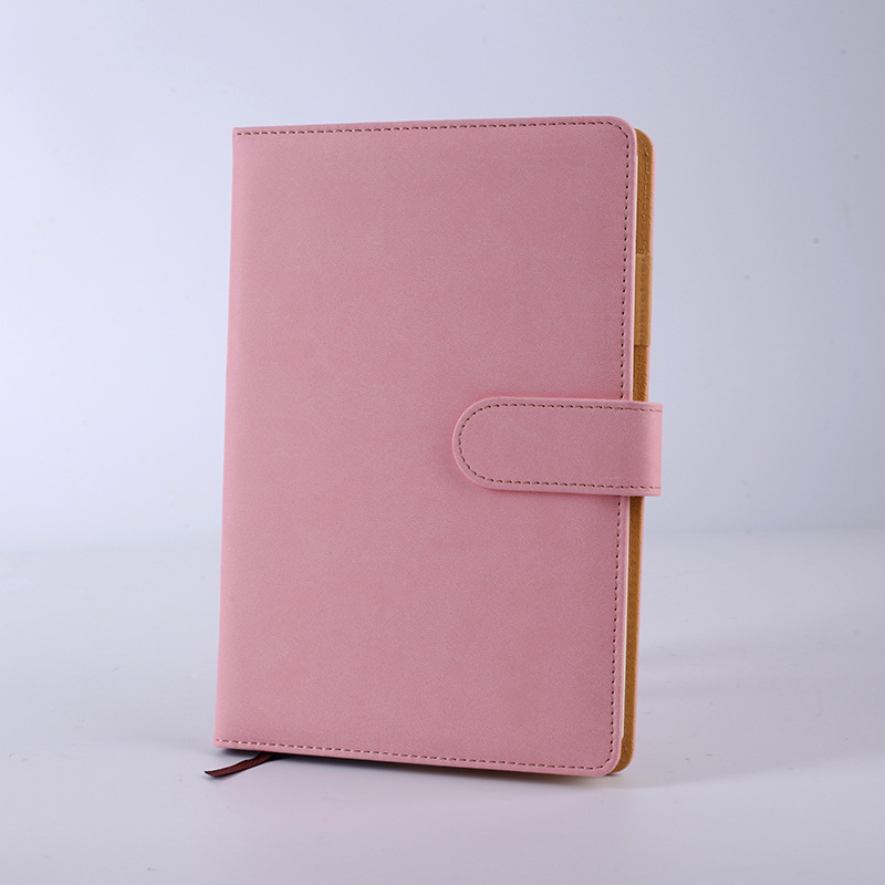 A5 Leather Buckle Notepad Spot Business Notebook Individual Soft Leather Notebook Paperback Edition Logo