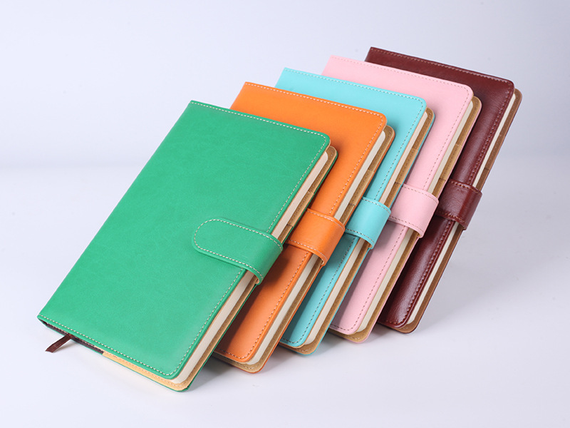 A5 Leather Buckle Notepad Spot Business Notebook Individual Soft Leather Notebook Paperback Edition Logo A5 Leather Buckle Notepad Spot Business Notebook Individual Soft Leather Notebook Paperback Edition Logo