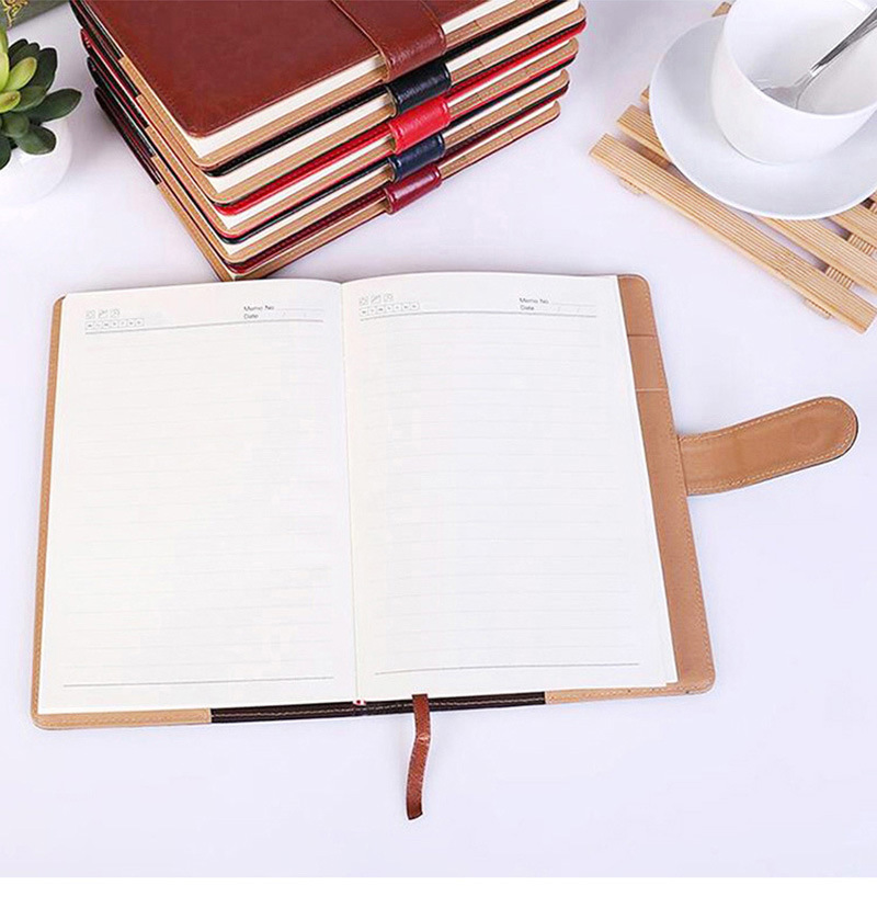 A5 Leather Buckle Notepad Spot Business Notebook Individual Soft Leather Notebook Paperback Edition Logo A5 Leather Buckle Notepad Spot Business Notebook Individual Soft Leather Notebook Paperback Edition Logo