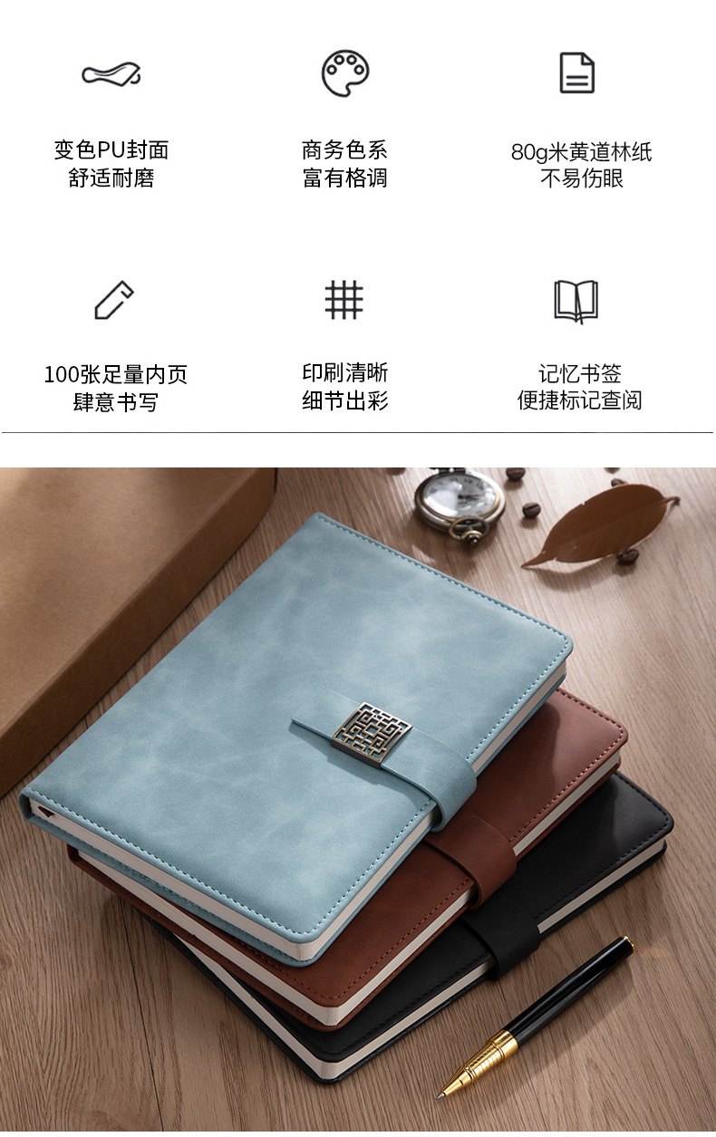 SOURCE Factory in Stock Wholesale A5 Thick Notepad Gift for Office Retro Business Notebook Pack SOURCE Factory in Stock Wholesale A5 Thick Notepad Gift for Office Retro Business Notebook Pack