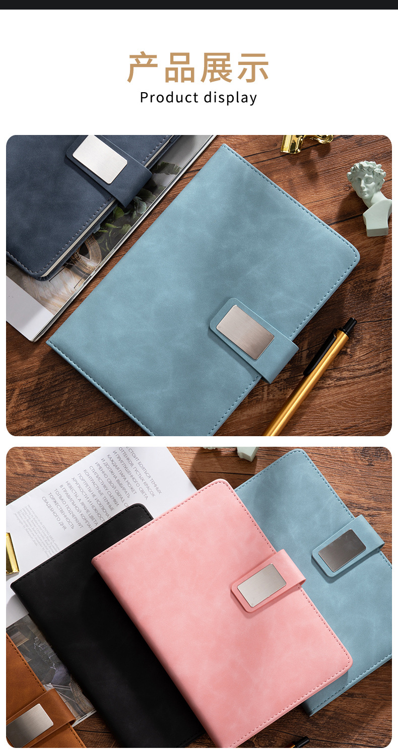 Factory Wholesale Notebook PU Leather Creative Notebook Custom A5 Business Gift Set Notebook Custom Logo Factory Wholesale Notebook PU Leather Creative Notebook Custom A5 Business Gift Set Notebook Custom Logo